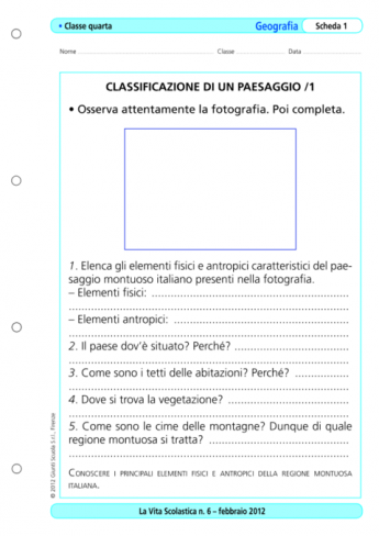 Regioni montuose e collinari sulle carte - La Vita Scolastica