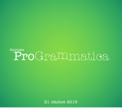 TORNA LA GIORNATA PRO GRAMMATICA