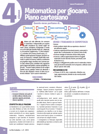 Matematica Per Giocare Piano Cartesiano La Vita Scolastica